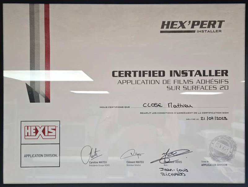 Hex'pert Certified Installer 2D