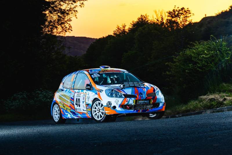 Covering sur une Renault Clio III RS au Havre pour un pilote de Rallye normand