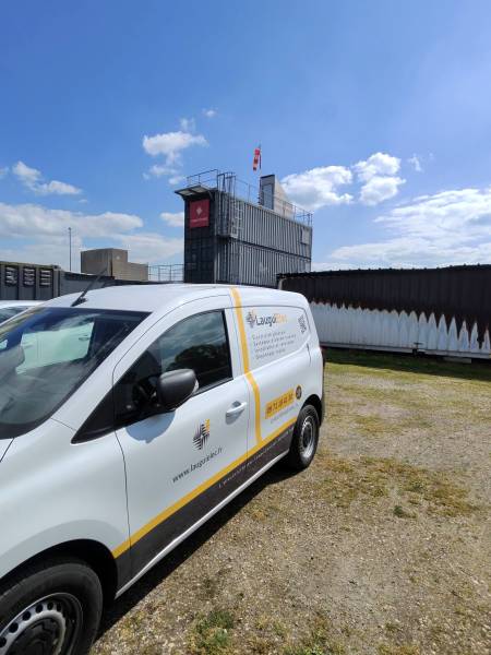 Vecktotum - LauguiElec - Sérigraphie véhicule - Rouen