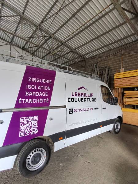 Vecktotum - Lebaillif couverture - Marquage pub - Le Havre