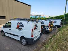 Notre zone d'activité pour ce service Kakemono et enseigne drapeau création et impression pour salon professionnel